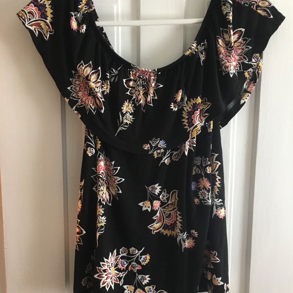 Off the shoulder floral top
